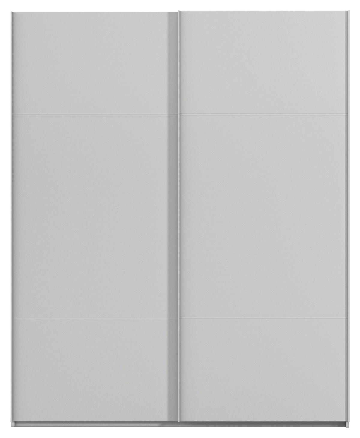 SCHWEBETÜRENSCHRANK in Grau  - Grau, Konventionell, Holzwerkstoff/Metall (201/223/68cm) - Novel