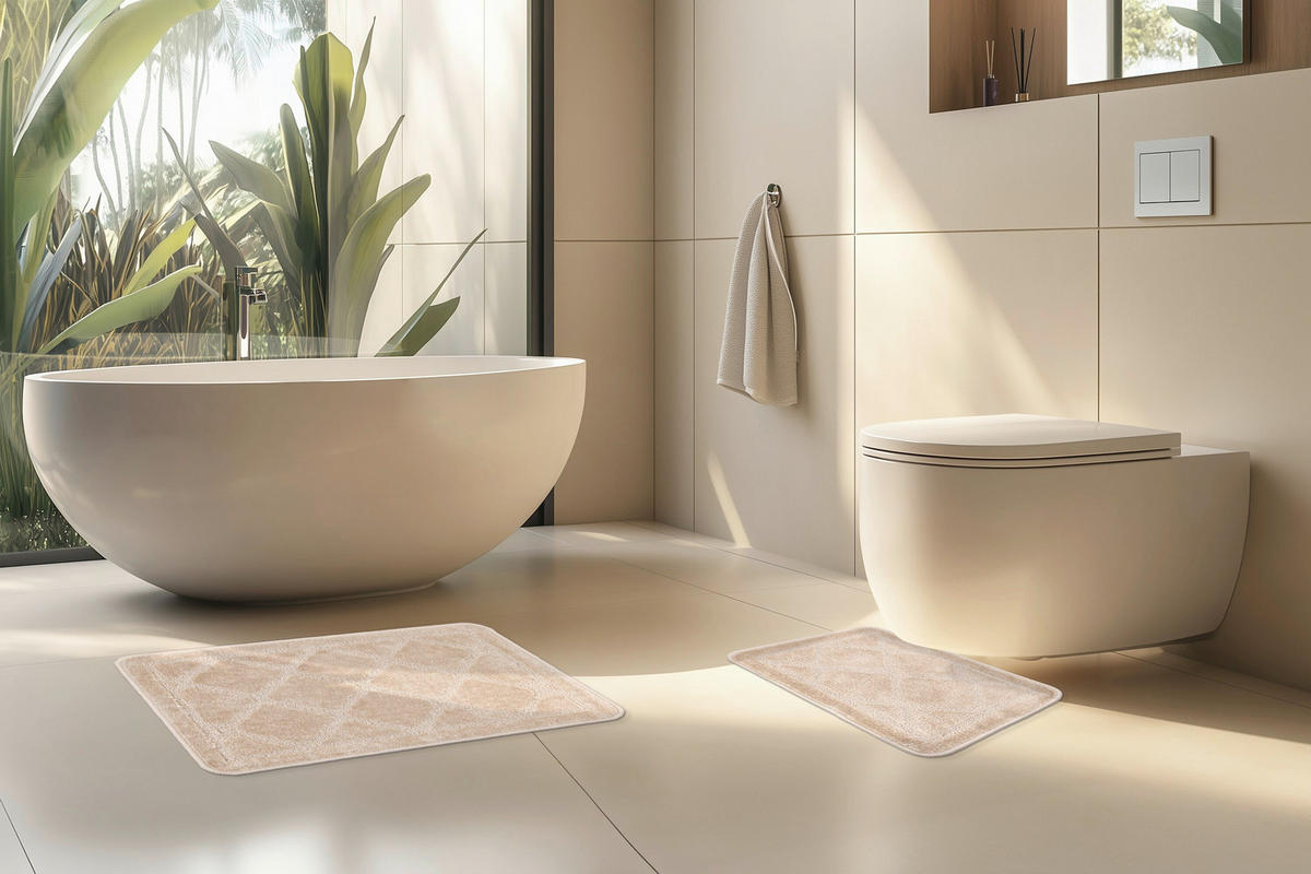 SADA KOUPELNOVÝCH PŘEDLOŽEK, 50/80 cm - Basics, plast (50/80cm) - Kayoom