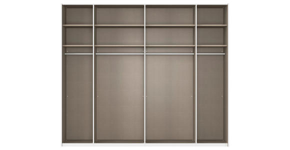 SCHWEBETÜRENSCHRANK 262/223/68 cm 2-türig Eichefarben, Champagner - Champagner/Eichefarben, Design, Glas/Holzwerkstoff (262/223/68cm) - Novel