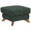 HOCKER in Textil Grün  - Eichefarben/Grün, Modern, Holz/Textil (65/47/65cm) - Valnatura