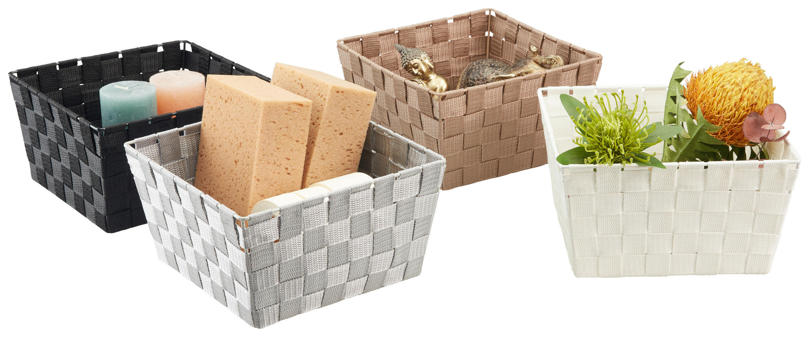 Aufbewahrungskorb Gerta . 25x25 Cm Versch. Farben
