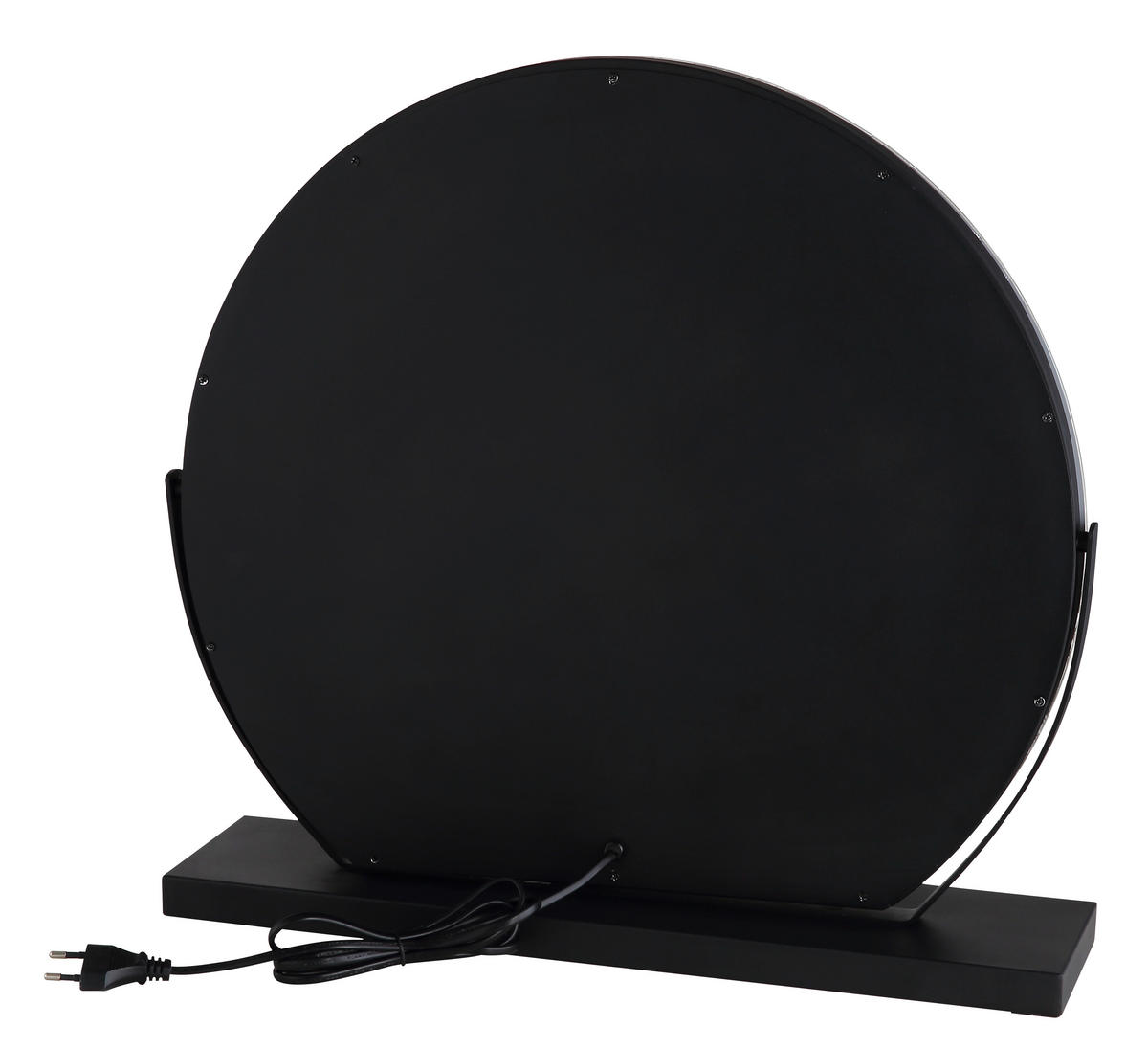 ZRKADLO S OSVETLENÍM, 52/48,5/12 cm - Basics, kov/plast (52/48,5/12cm) - Globo