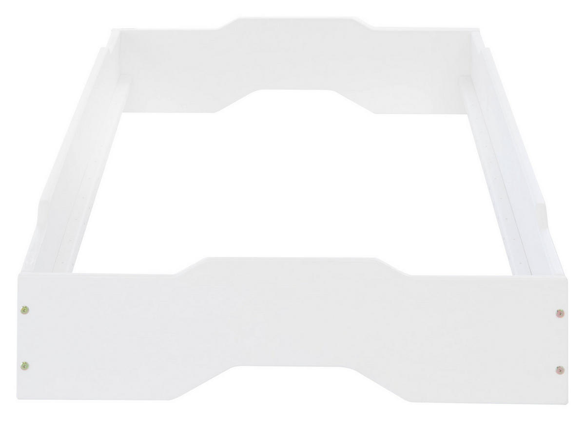 POSTELJA 90 cm   x 200 cm  , les bela  - bela, Konvencionalno, les (90/200cm) - Carryhome