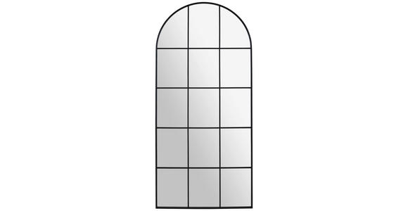 WANDSPIEGEL 65/140/2,5 cm    in Freiform  - Schwarz, Design, Glas/Holzwerkstoff (65/140/2,5cm) - Xora