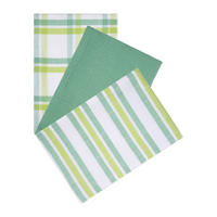 GESCHIRRTUCH-SET 3-teilig Grün  - Grün, Design, Textil (50/70cm) - Esposa