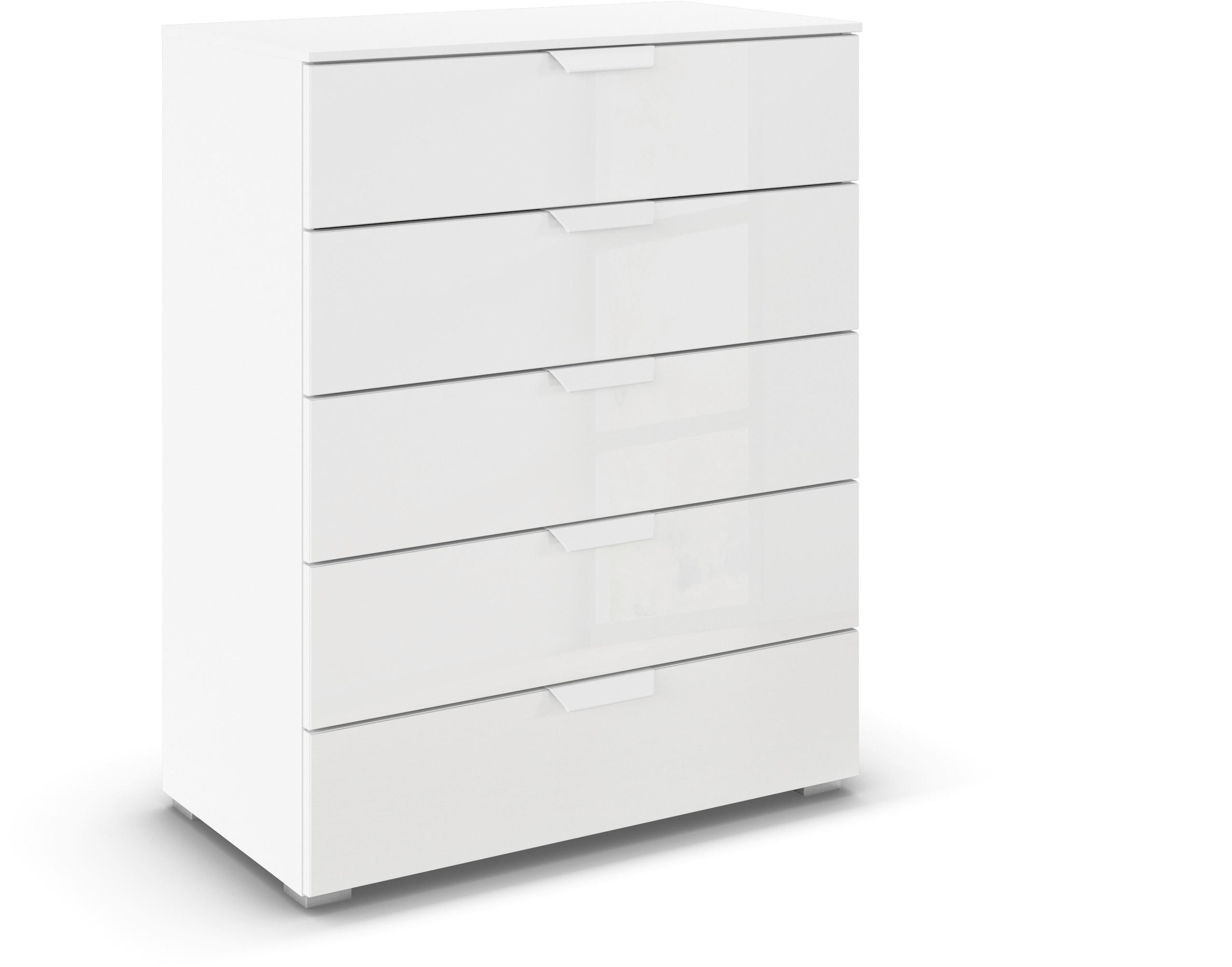 KOMMODE  in 80/100/42 cm  - Weiß, Design, Glas/Holzwerkstoff (80/100/42cm) - Carryhome