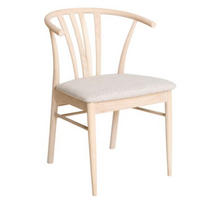 STOL bouclé  - beige/ek Bianco, Design, trä/textil (56/78/54cm) - Best Price