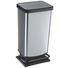 ABFALLEIMER 40 L - Silberfarben/Schwarz, Basics, Kunststoff (35,3/29,5/67,6cm) ABFALLEIMER 40 L - Silberfarben/Schwarz, Basics, Kunststoff (35,3/29,5/67,6cm)