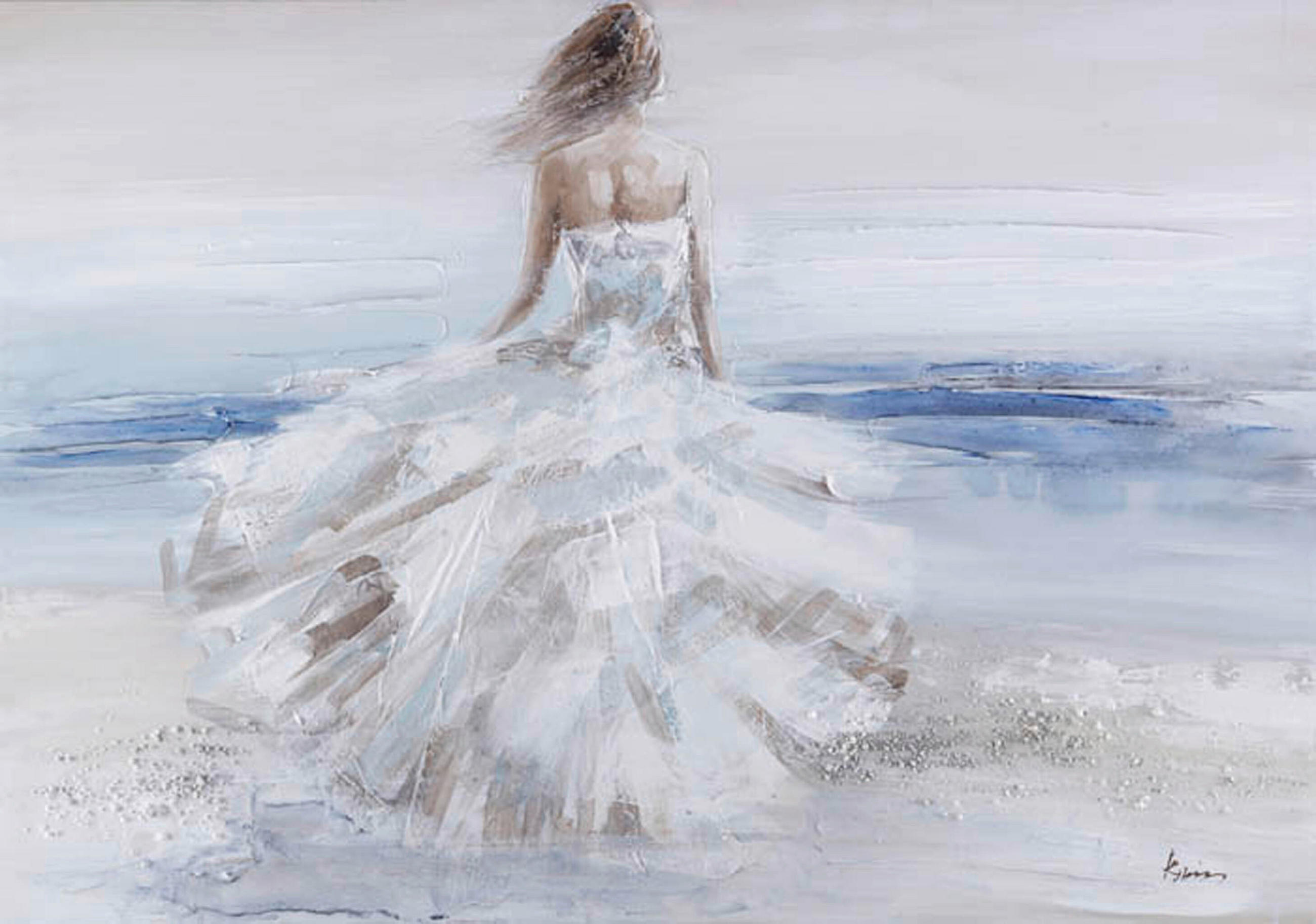 MINI OBRAZ - viacfarebná, Basics, drevo (70/100/3cm)