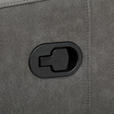 3-SITZER-SOFA inkl. Funktion Mikrofaser Grau  - Schwarz/Grau, KONVENTIONELL, Kunststoff/Textil (180/105/93cm) - Xora