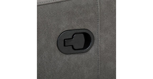 3-SITZER-SOFA inkl. Funktion Mikrofaser Grau  - Schwarz/Grau, KONVENTIONELL, Kunststoff/Textil (180/105/93cm) - Xora