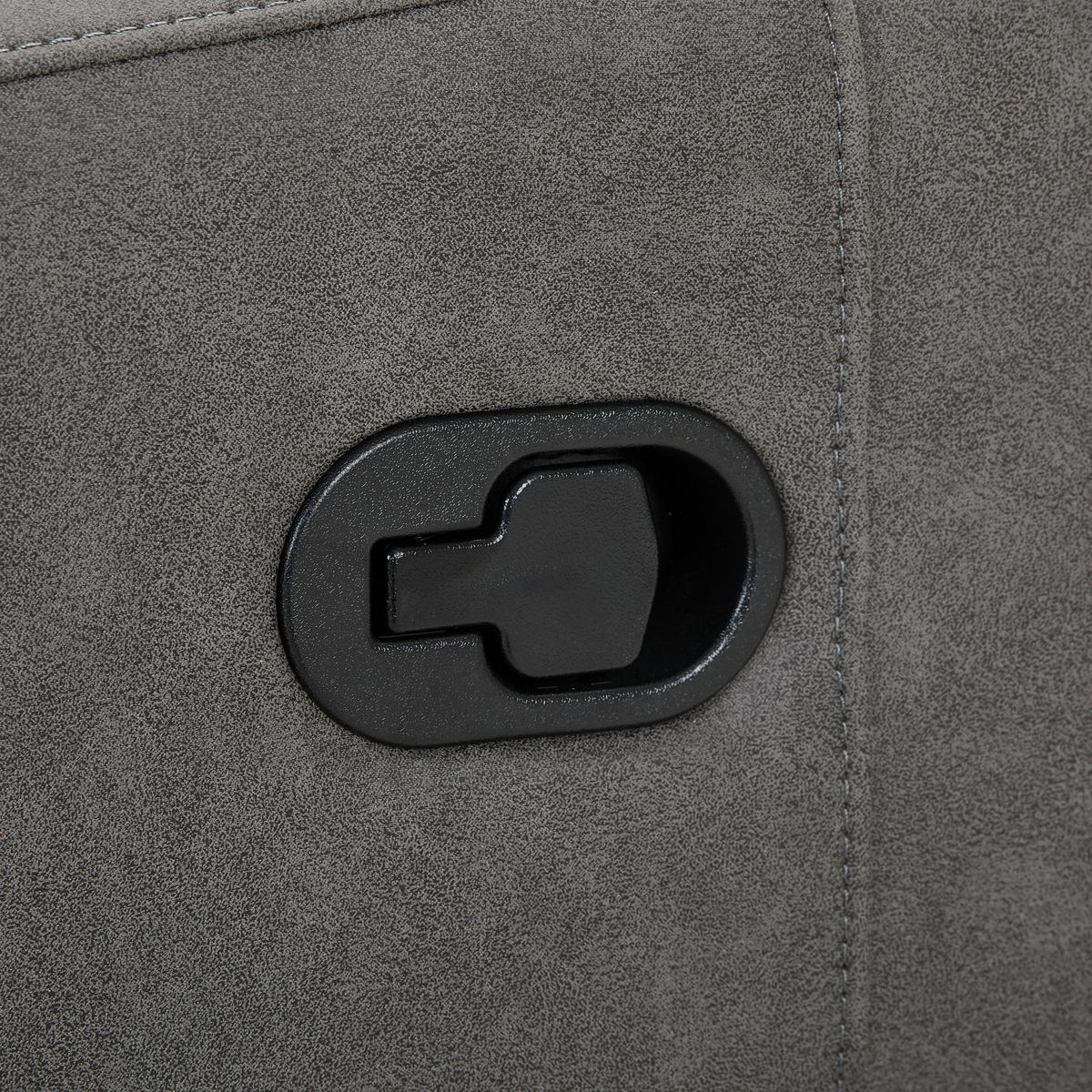 3-SITZER-SOFA Mikrofaser Grau  - Schwarz/Grau, KONVENTIONELL, Kunststoff/Textil (180/105/93cm) - Xora