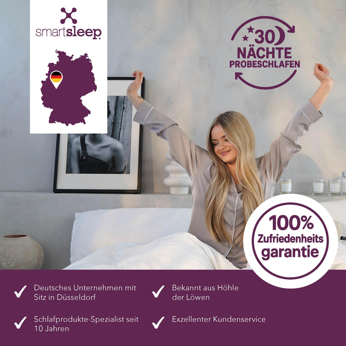 NACKENKISSEN RELAXING+  - Basics, Textil (65/7/40cm) - Smartsleep