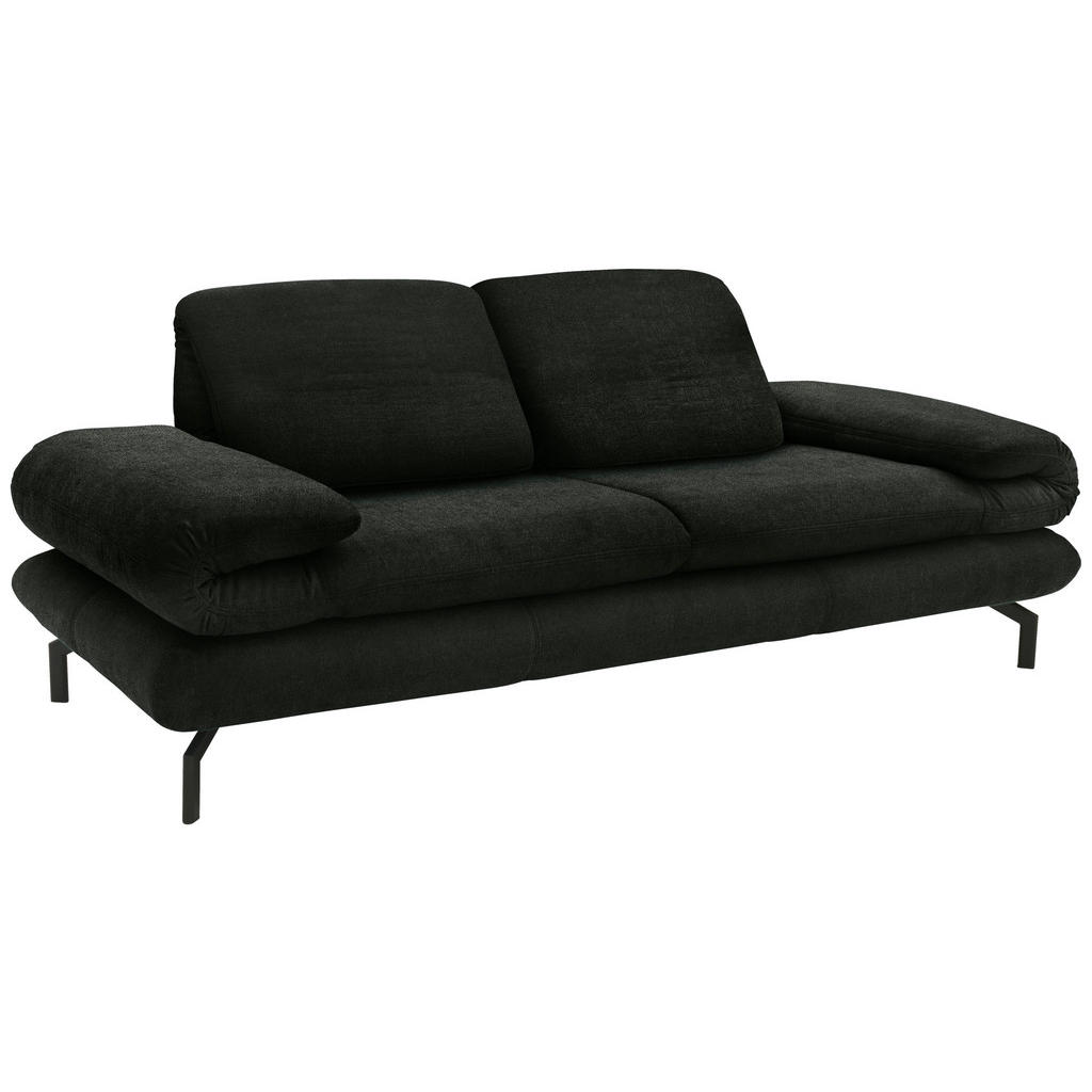 Thumbnail - Looks by W.Joop 2,5-Sitzer Looks Xiii, Dunkelgrün, Textil, Uni, 224x83x98 cm, Made in EU, FSC Mix, Wohnzimmer, Sofas & C...