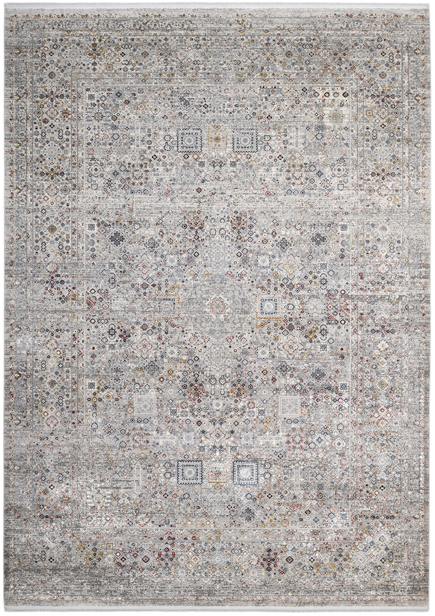 WEBTEPPICH 140/200 cm Solaris Grau  - Grau, Design, Textil (140/200cm) - Dieter Knoll