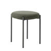 HOCKER Webstoff Olivgrün  - Olivgrün, Basics, Textil/Metall (43,5/48/43,5cm) - Xora