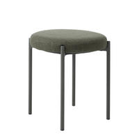 HOCKER Webstoff Olivgrün  - Olivgrün, Basics, Textil/Metall (43,5/48/43,5cm) - Xora