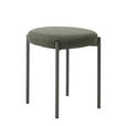HOCKER Webstoff Olivgrün  - Olivgrün, Basics, Textil/Metall (43,5/48/43,5cm) - Xora