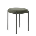 HOCKER Webstoff Olivgrün  - Olivgrün, Basics, Textil/Metall (43,5/48/43,5cm) - Xora