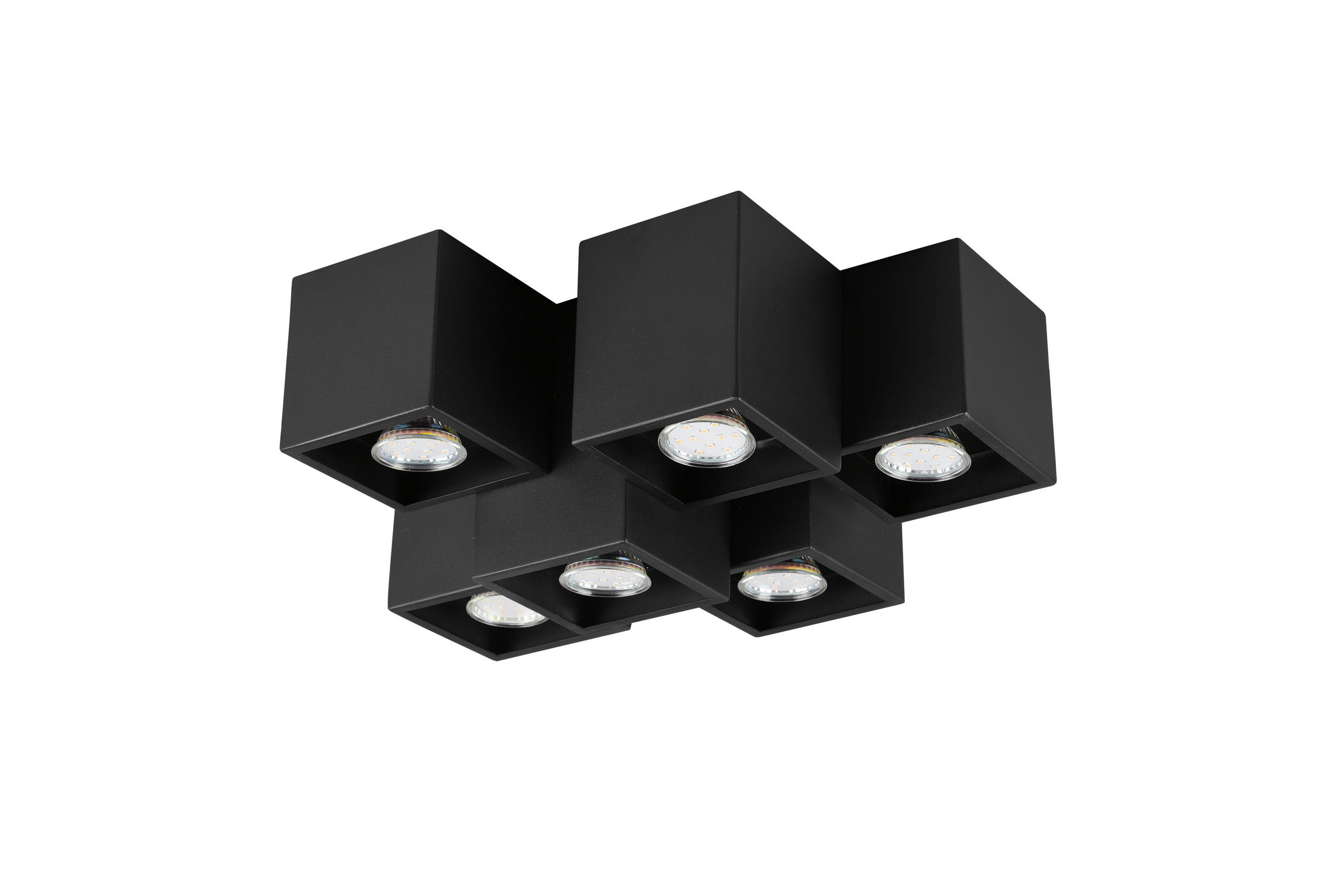DECKENLEUCHTE  30/15 cm    - Schwarz, Design, Metall (30/15cm) - Trio Leuchten