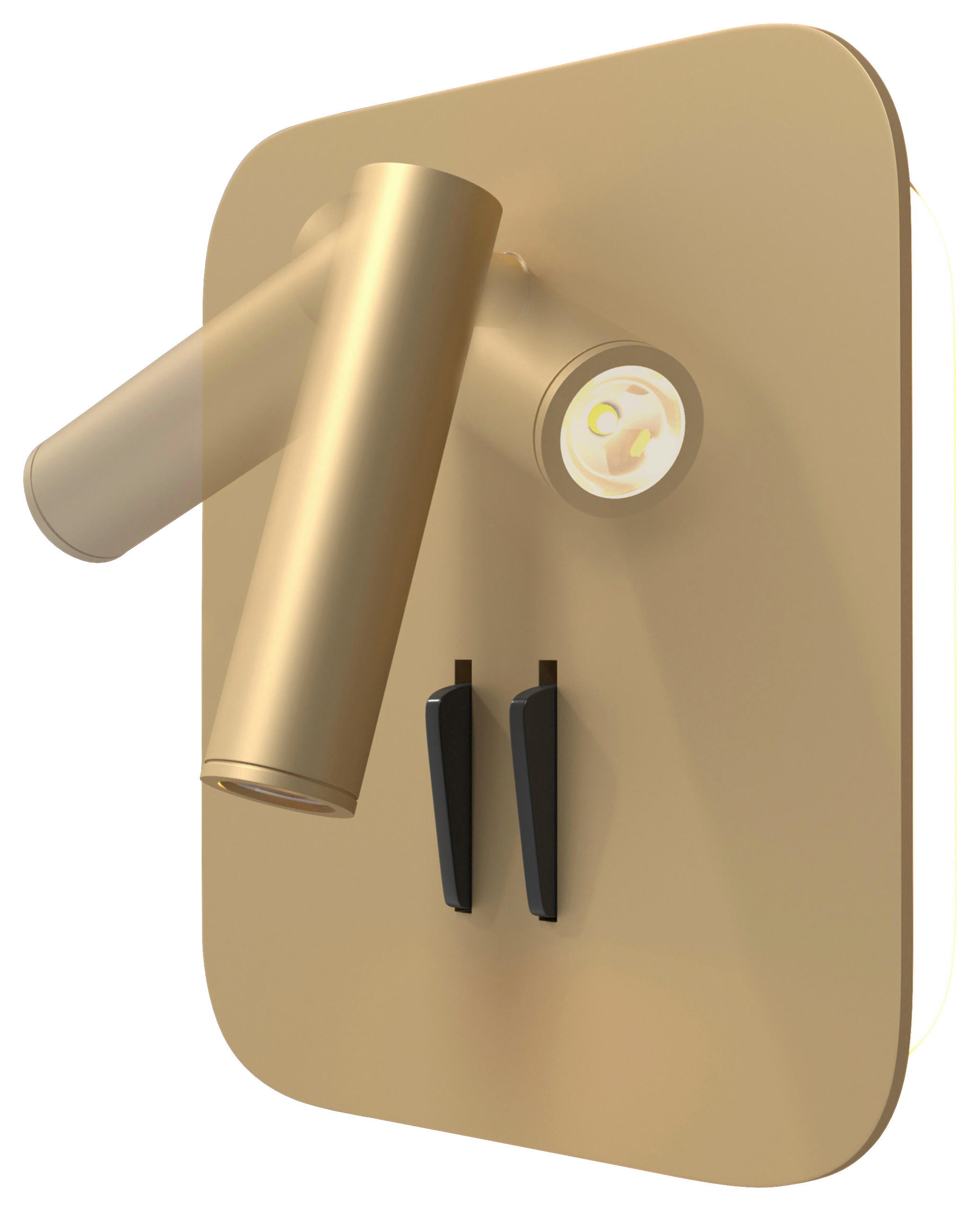 Thumbnail - Maytoni Wandleuchte, Gold, Metall, Kunststoff, G, 6.5x13x13 cm, CE, drehbar, getrennt schaltbar, Lampen & Leuchten, Inne...