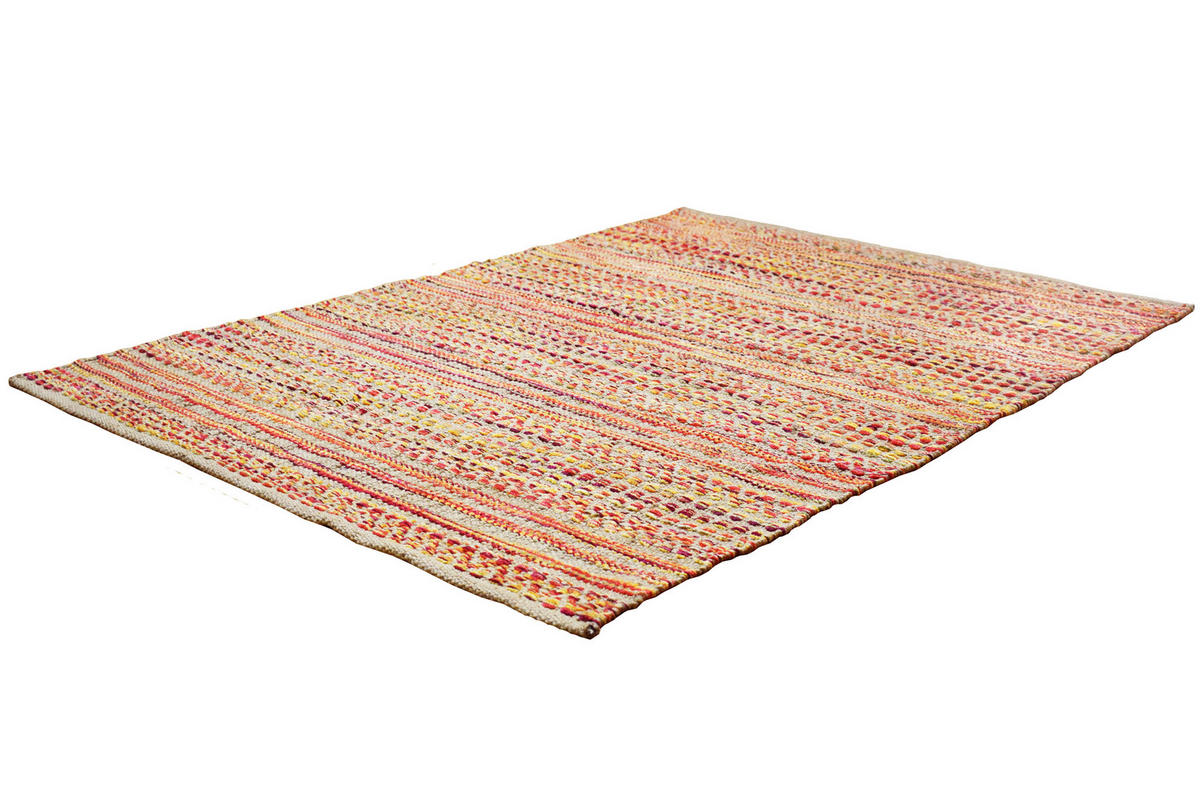 JUTETEPPICH 120/170 cm Rot  - Rot, Basics, Textil (120/170cm) - Linea Natura