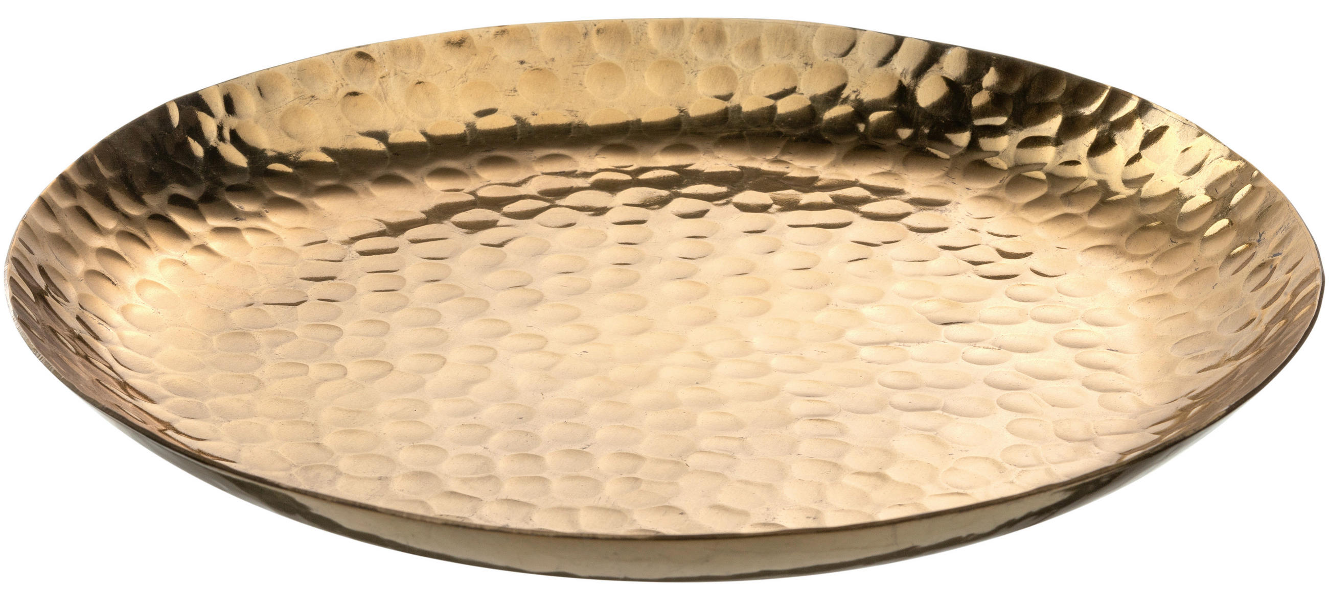 UKRASNI TANJIR   24/2,5/24 cm           - zlatna, Lajfstajl, metal (24/2,5/24cm) - Leonardo