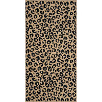 TÖRÖLKÖZŐ 80/150 cm világosbarna, olívazöld  - olívazöld/világosbarna, Design, textil (80/150cm)