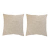 KISSENHÜLLEN-SET LUCIO 40/40 cm  - Sandfarben, Basics, Textil (40/40cm)