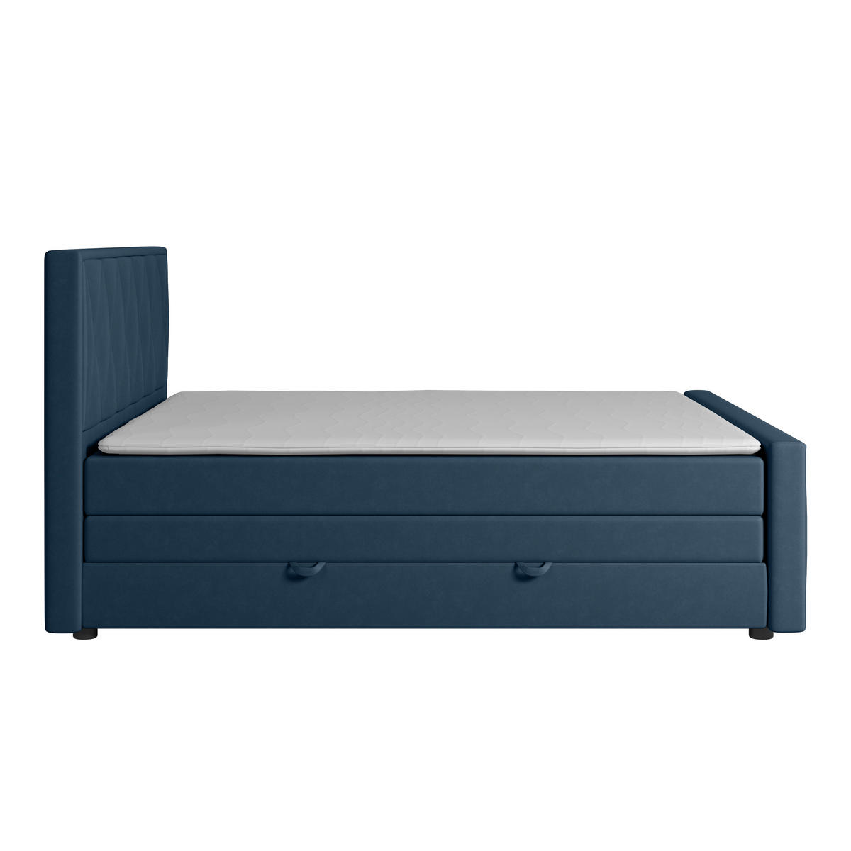 BOXSPRINGBETT 180/200 cm  in Blau  - Blau, Modern, Holz/Kunststoff (180/200cm) - MID.YOU