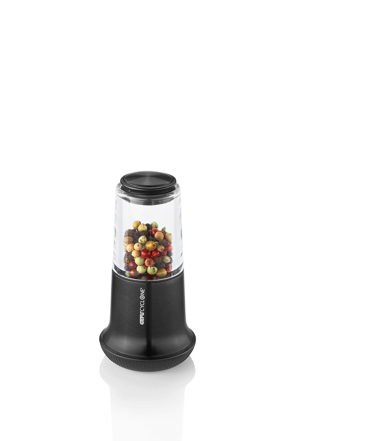 GEWÜRZMÜHLE 5,5/10,7 cm   - Edelstahlfarben/Transparent, Design, Keramik/Kunststoff (5,5/10,7cm) - Gefu