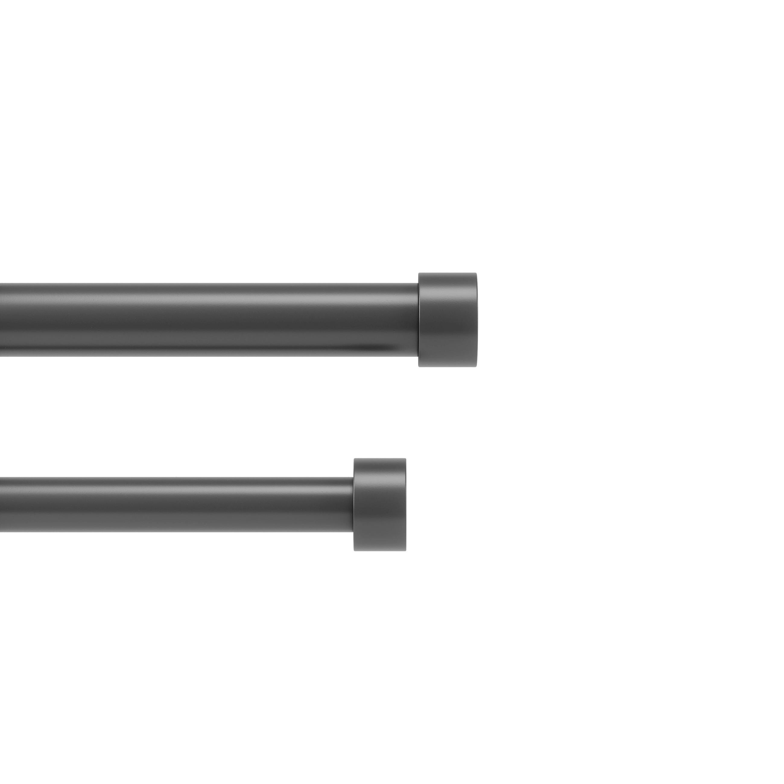 VORHANGSTANGE 170 cm  - Schwarz, KONVENTIONELL, Metall (170cm) - Umbra