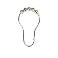 DUSCHVORHANGRINGE  - Chromfarben, KONVENTIONELL, Metall (3/3/1cm) - Schöner Wohnen