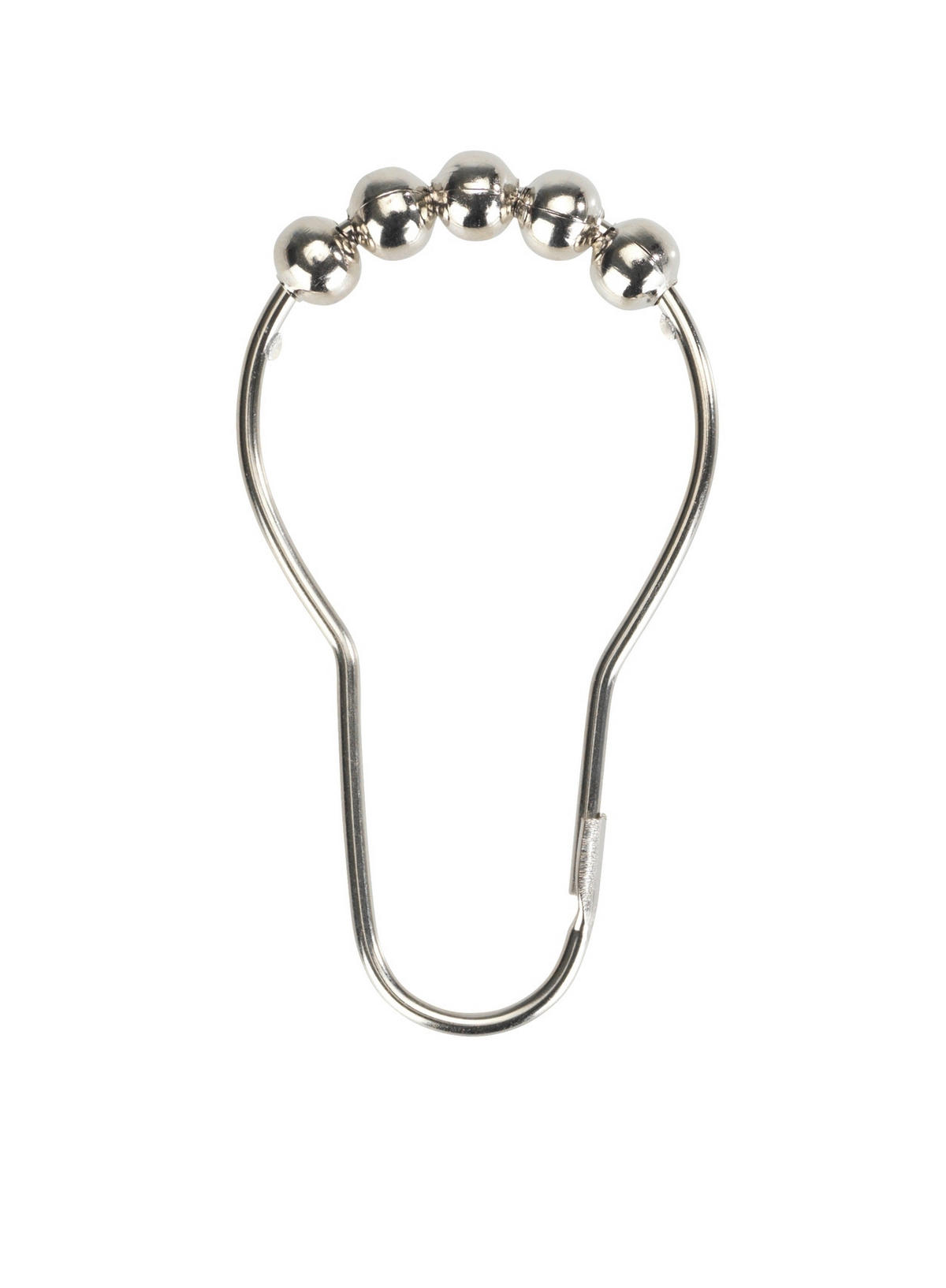 DUSCHVORHANGRINGE  - Chromfarben, KONVENTIONELL, Metall (3/3/1cm) - Schöner Wohnen