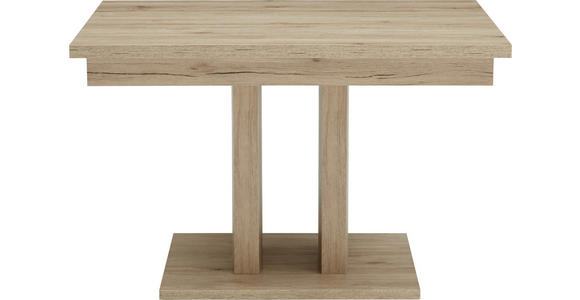 ESSTISCH in Holzwerkstoff 120(160)/80/77 cm - Sandfarben/Eichefarben, Natur, Holzwerkstoff (120(160)/80/77cm) - Cantus