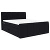 BOXSPRINGBETT 180/200 cm  in Schwarz  - Schwarz, Konventionell, Kunststoff/Textil (180/200cm) - Carryhome