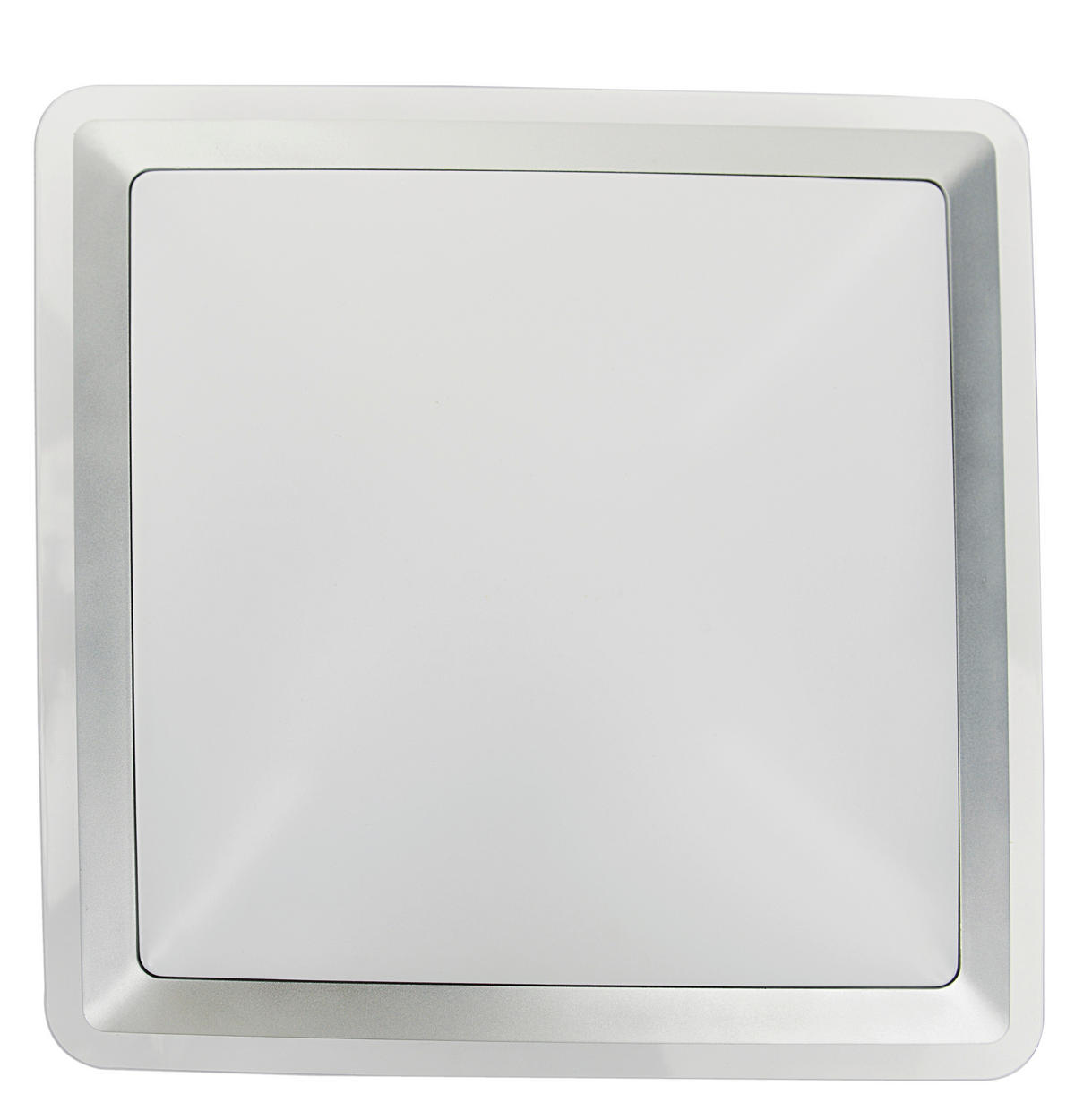 LED-DECKENLEUCHTE 33,5 cm  - Silberfarben, Basics, Kunststoff/Metall (33,5cm) - Näve