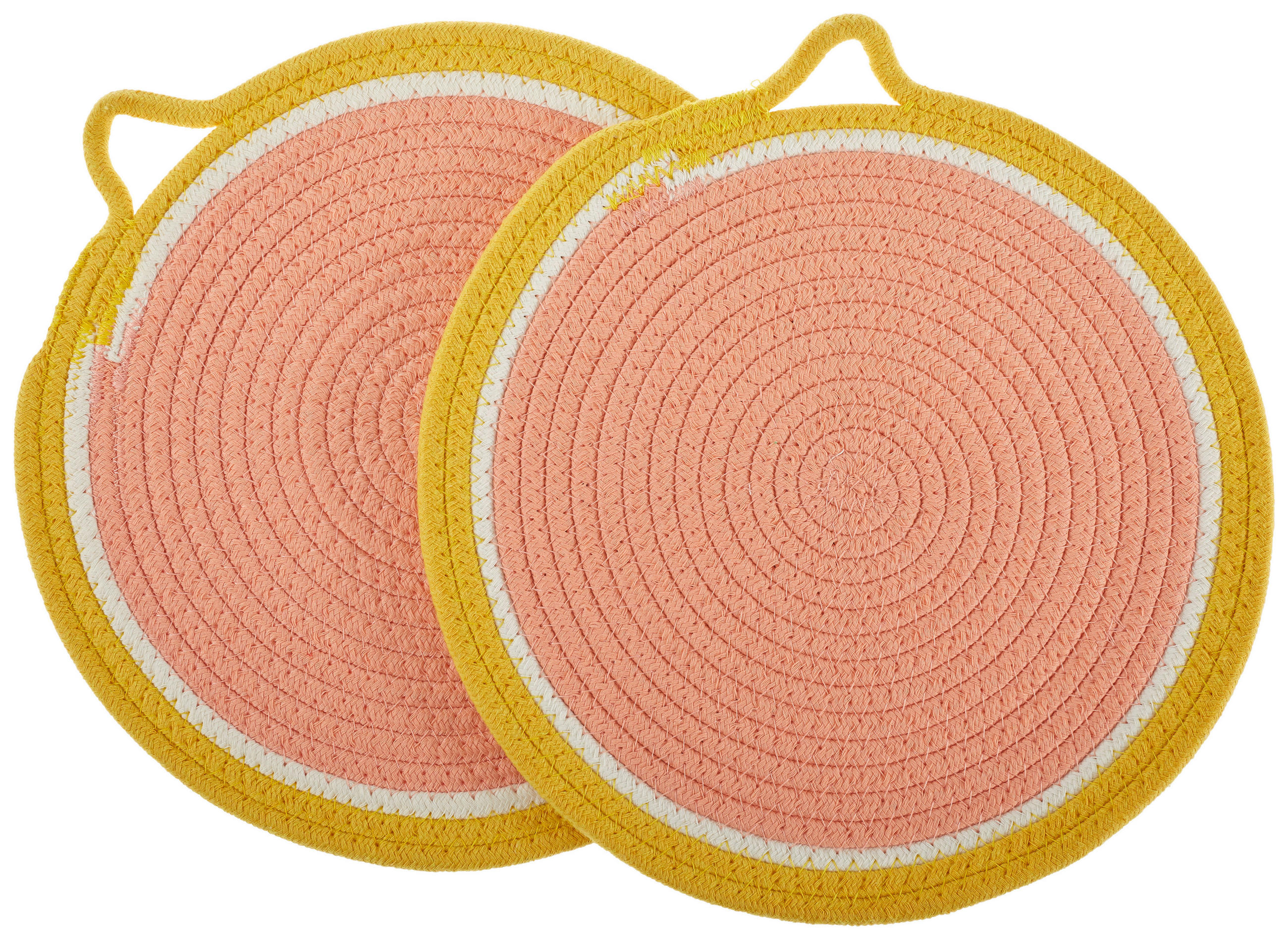 UNTERSETZERSET Textil Linon Multicolor 30 cm  - Multicolor, Design, Textil (30cm) - Esposa
