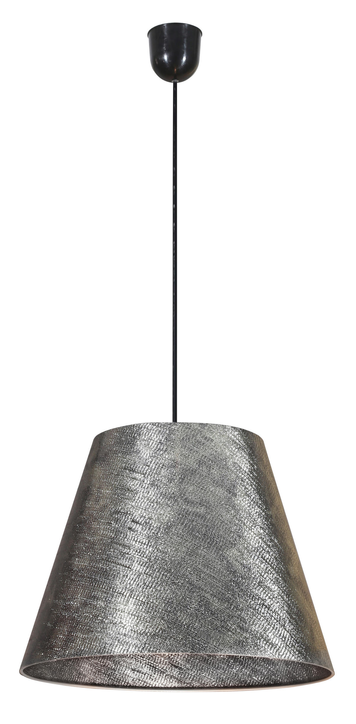 PENDELLEUCHTE 35/35/100 cm  - Silberfarben, Design, Metall (35/35/100cm)