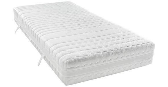 KOMFORTSCHAUMMATRATZE 180/200 cm Höhe ca. 26 cm  - Weiß, Basics, Textil (180/200cm) - Novel
