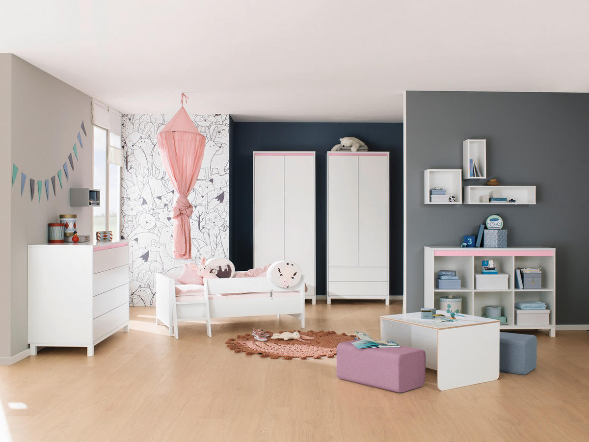 WANDREGAL 40/18,5/18,7 cm  - Blau, Design, Holzwerkstoff (40/18,5/18,7cm) - Paidi