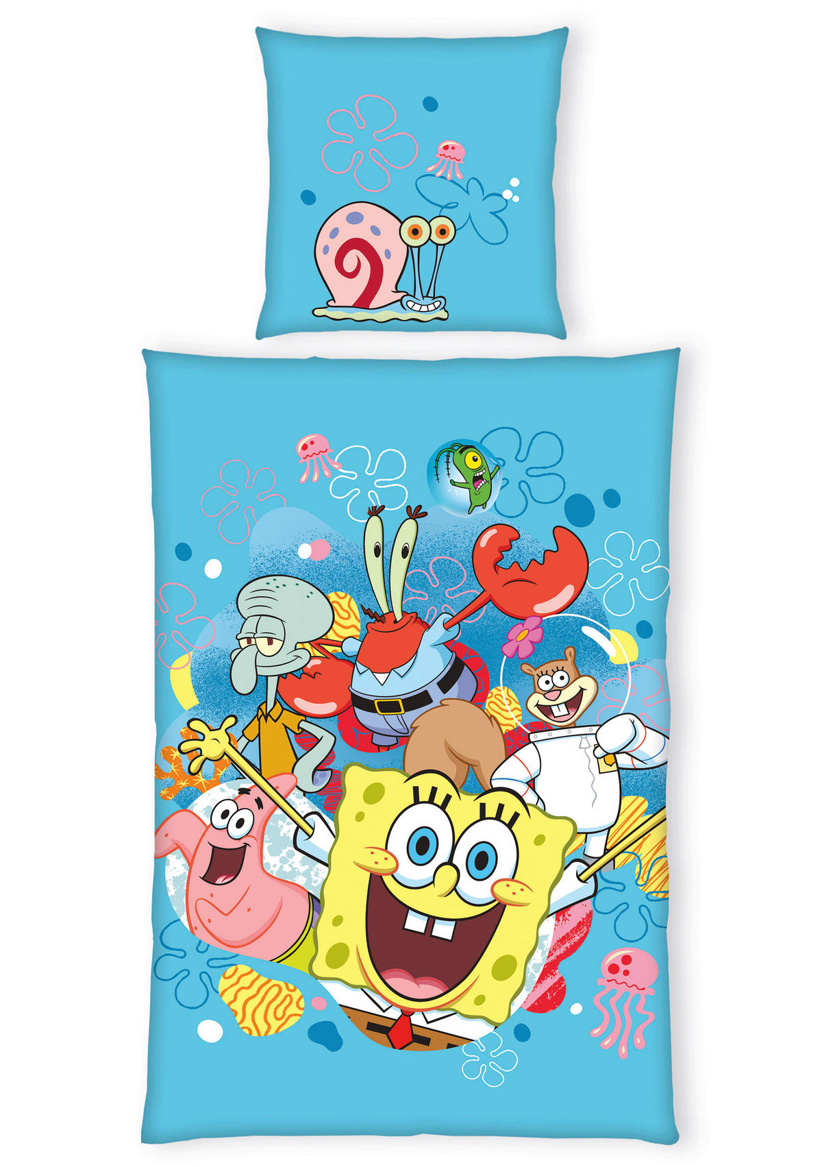 JUGENDBETTWÄSCHE 135/200 cm  - Hellblau, Basics, Textil (135/200cm) - Herding