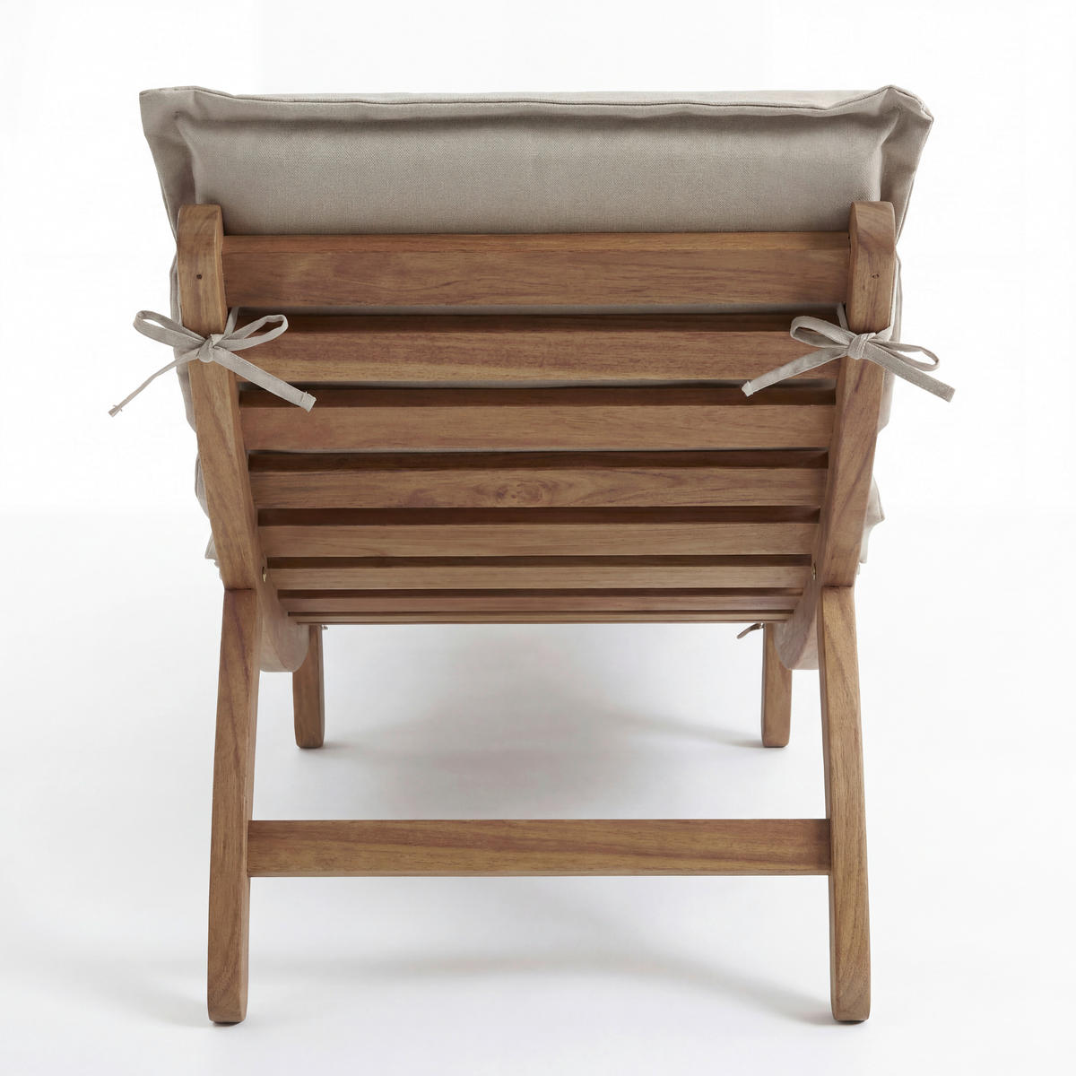 GARTENLIEGE 170/55/54 cm  - Beige/Akaziefarben, Natur, Holz/Kunststoff (170/55/54cm) - Ambia Garden