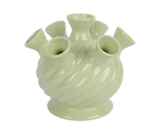 VASE 16 cm  - Grün, LIFESTYLE, Keramik (18,00/18,00/16,00cm)