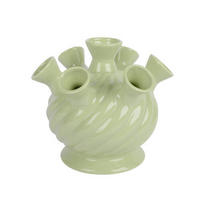 VASE 16 cm  - Grün, LIFESTYLE, Keramik (18,00/18,00/16,00cm)