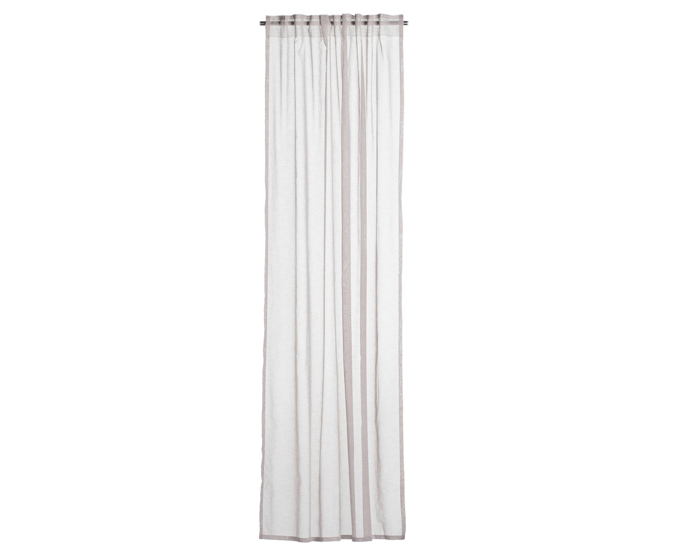 FERTIGVORHANG halbtransparent 140/245 cm - Silberfarben, Basics, Textil (140/245cm) - Esposa