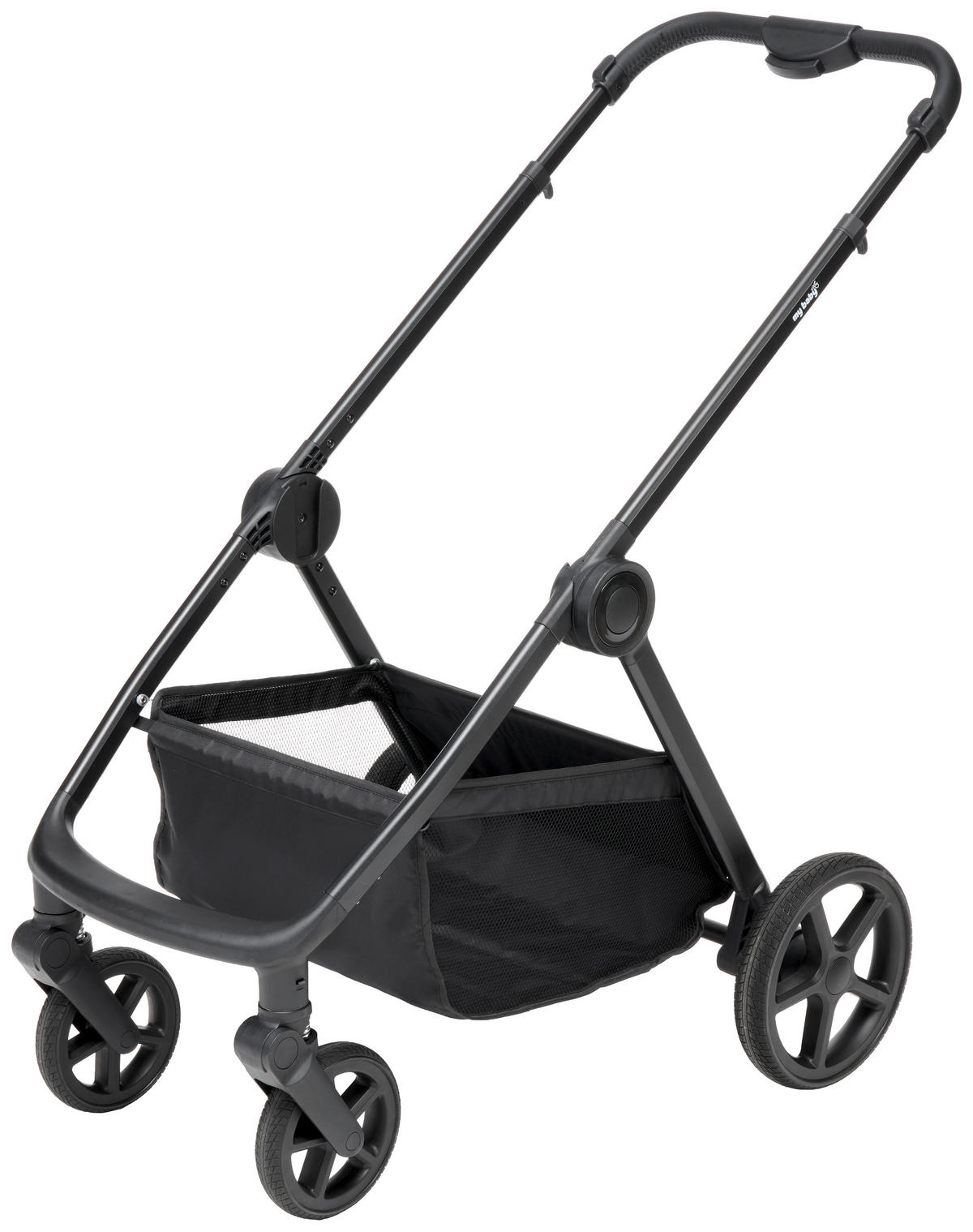 KINDERWAGENSET   schwarz  - Schwarz, Basics, Textil/Metall - My Baby Lou