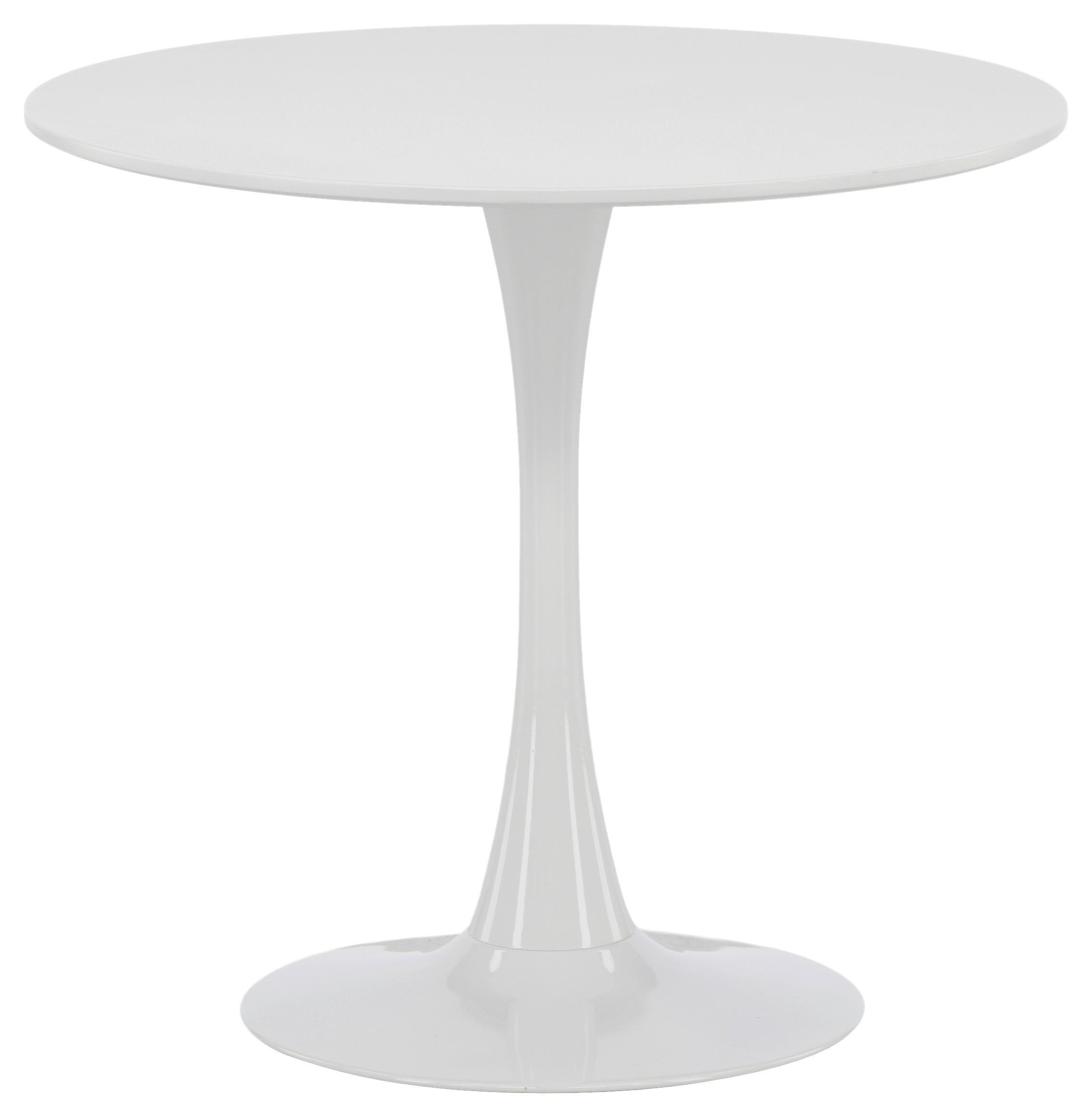 MATBORD i metall, trämaterial 80/80/75 cm   - vit/ljusgrå, Design, metall/trämaterial (80/80/75cm) - Livetastic