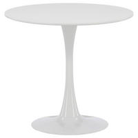 MATBORD i metall, trämaterial 80/80/75 cm   - vit/ljusgrå, Design, metall/trämaterial (80/80/75cm) - Livetastic