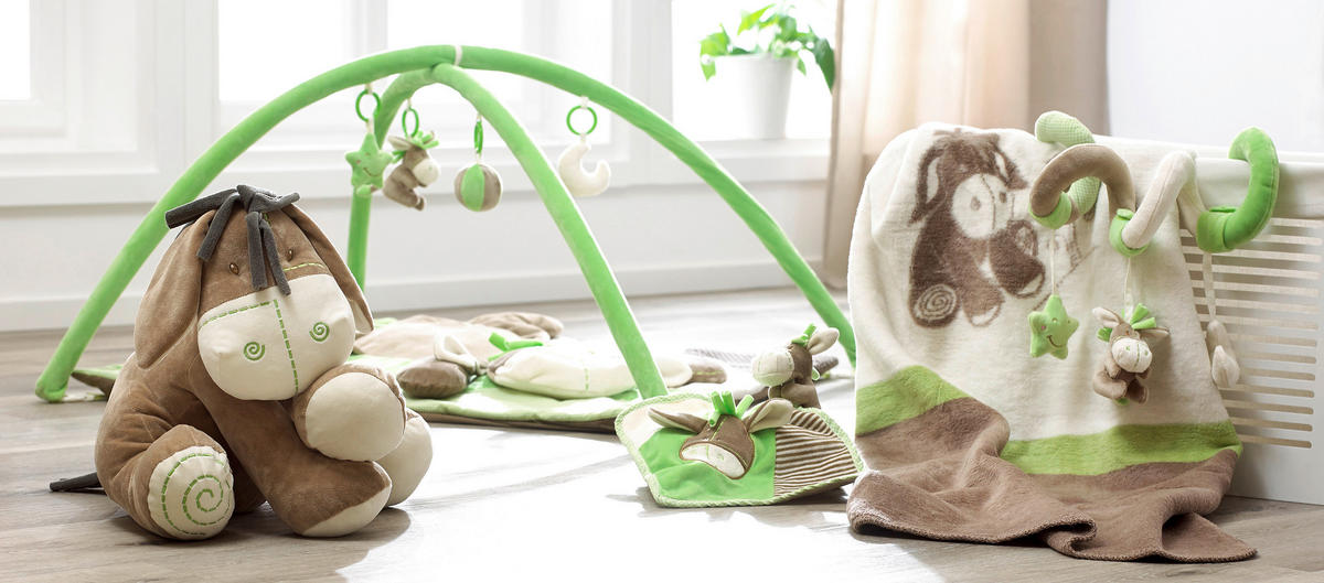 SCHMUSEDECKE DIEGO  75/100 cm  - Creme/Braun, Basics, Textil (75/100cm) - My Baby Lou